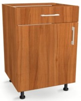 Szafka kuchenna z szufladą i półką 60 cm ORZECH WŁOSKI 82/60/52,1