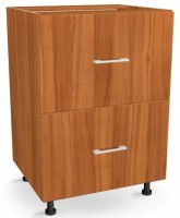 Szafka z Szufladami Dwoma 55 cm ORZECH WŁOSKI 82/55/52,1