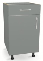 Szafka kuchenna z szufladą i półką 45 cm GRAFIT 82/45/52,1