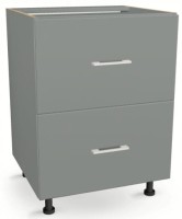 Szafka z Szufladami Dwoma 50 cm GRAFIT 82/50/52,1