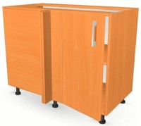 Szafka stojąca narożna 110 cm z ścianką stałą BUK 82/110/52,1