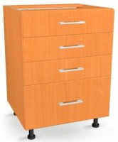 Szafka z Szufladami Czterema Jedna wysoka 55 cm BUK 82/55/52,1
