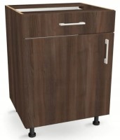 Szafka kuchenna z szufladą i półką 60 cm WENGE 82/60/52,1