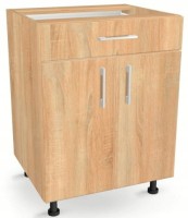 Szafka kuchenna z szufladą i półką 65 cm DĄB SONOMA 82/65/52,1