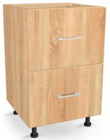 Szafka z Szufladami Dwoma 40cm DĄB SONOMA 82/40/52,1