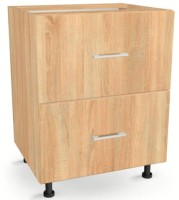 Szafka z Szufladami Dwoma 65cm DĄB SONOMA 82/65/52,1