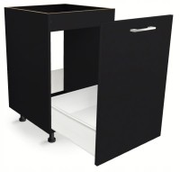 Szafka z szufladą pod zlew 50cm CZARNA 82/50/52,1