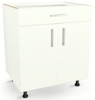 Szafka kuchenna z szufladą i półką 65cm BIAŁA 82/65/52,1