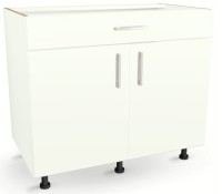 Szafka kuchenna z szufladą i półką 90cm BIAŁA 82/90/52,1