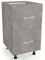 Szafka z Szufladami Dwoma 45cm BETON 82/45/52,1
