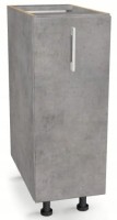 Szafka Cargo z koszem 15 cm BETON  82/15/52,1