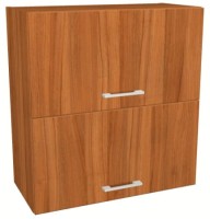 Szafka wisząca 50 cm z Podwójnymi klapami ORZECH WŁOSKI 72/50/30,1