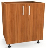 Szafka pod zlew z Dwoma frontami 80 cm ORZECH WŁOSKI 82/80/52,1