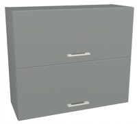 Szafka wisząca z Podwójnymi klapami 75 cm GRAFIT 72/75/32,1