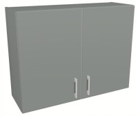 Szafka Wisząca z Dwoma frontami 90 cm GRAFIT 72/90/32,1