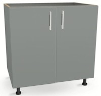 Szafka pod zlew z Dwoma frontami 70 cm GRAFIT 82/70/52,1