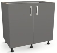 Szafka Kuchenna Stojąca z Dwoma frontami 100 cm GRAFIT 82/100/52,1