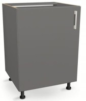 Szafka Kuchenna Stojąca z Jednym frontem 60 cm GRAFIT 82/60/52,1