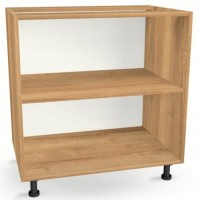 Szafka Stojąca Otwarta 75cm DĄB CRAFT ZŁOTY 82/75/50,3