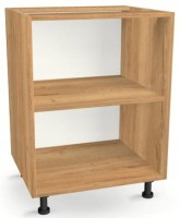 Szafka Stojąca Otwarta 60cm DĄB CRAFT ZŁOTY 82/60/50,3