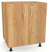 Szafka Stojąca z Dwoma frontami 65cm DĄB CRAFT ZŁOTY 82/65/52,1