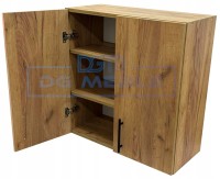 Szafka Wisząca z Dwoma frontami 65 cm DĄB CRAFT ZŁOTY 72/65/32,1