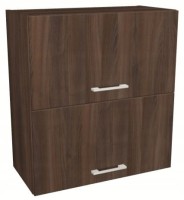 Szafka wisząca z Podwójnymi klapami 60 cm WENGE 72/60/32,1