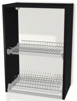 Korpus z Ociekarką 50cm CZARNY 72/50/30,3