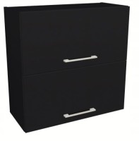 Szafka kuchenna wisząca 75cm CZARNA 72/75/32,1