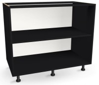 Szafka kuchenna Stojąca 90 cm CZARNA 82/90/50,3