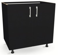 Szafka kuchenna Stojąca 65 cm CZARNA 82/65/52,1