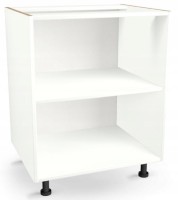 Szafka stojąca otwarta z półką 55 cm Kolor Biały 