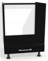 Szafka pod Piekarnik 60 cm CZARNA 82/60/56