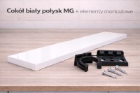 Cokół / Maskownica Biały Połysk MG - 10 × 59,6 cm