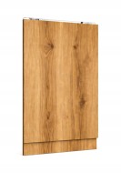Front + Cokół 60 cm do zmywarki | Dąb Craft Zloty K003 PW Słoje w Pionie