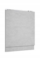 Front + Cokół 60 cm do zmywarki | Beton Mat D4298 SU