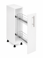 Szafka Cargo z koszem 20 cm BIAŁA ZŁOŻONA 82/20/52,1